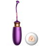 Віброяйце з підігрівом та пультом дистанційного керування - Vibrating Silicone Love EGG USB