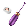 Віброяйце з підігрівом та пультом дистанційного керування - Vibrating Silicone Love EGG USB