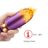 Віброяйце з підігрівом та пультом дистанційного керування - Vibrating Silicone Love EGG USB