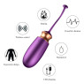 Віброяйце з підігрівом та пультом дистанційного керування - Vibrating Silicone Love EGG USB
