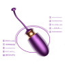 Віброяйце з підігрівом та пультом дистанційного керування - Vibrating Silicone Love EGG USB