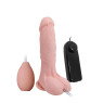 Фалоімітатор з вібрацією і імітацією сім`явиверження