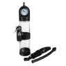 Вакуумна помпа з вібрацією Boss Series: Powerpump MASTER Vibrating - Black&Clear