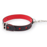 Нашийник з повідцем COLLAR HEART Black and Red