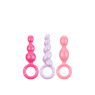 Набір анальних іграшок Satisfyer Plugs colored, 3 шт