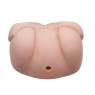 Мастурбатор з подвійною вібрацією і двома входами Crazy Bull-Realistic vagina and Anal