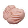 Мастурбатор з подвійною вібрацією і двома входами Crazy Bull-Realistic vagina and Anal