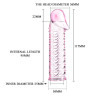 Подовжуюча насадка-презерватив Male-wear net sleeve