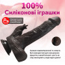 Вібратор телескопічний Looxzvve з підігрівом та рухом вгору-вниз на 3 см, 10 режимів, чорний, 23 см
