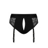 Мереживні трусики для страпона з підв’язками для панчіх Strap-On-Me DIVA HARNESS - L