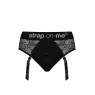 Мереживні труси для страпону з підв'язками для панчох Strap-On-Me DIVA HARNESS - M