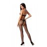 Відкритий бодістокінг Passion BS080 black