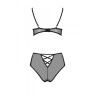Еротичний комплект з малюнком Passion LOVELIA BIKINI XXL/XXXL, black