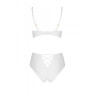 Еротичний комплект з малюнком Passion LOVELIA BIKINI S/M, white