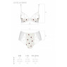 Еротичний комплект з малюнком Passion LOVELIA BIKINI XXL/XXXL, white