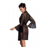 Повітряний пеньюар Passion LOVELIA PEIGNOIR S/M, black