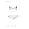 Сексуальний комплект з поясом для панчіх Passion LOVELIA SET L/XL, white