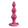 Анальний стимулятор-намистини з двома моторами Satisfyer Lolli-Plug 1 Berry