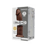 Фалоімітатор SilexD Henry Brown (MODEL 2 size 7.5in), двошаровий, силікон + Silexpan, діаметр 4,8 см