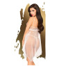Бебі-дол з ажурним бралетом та асиметричним подолом Penthouse - Naughty Doll White S/M