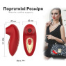Вакуумний стимулятор клітора Gumi з 10 режимами смоктання, червоний, 10 см