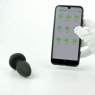 Анальна вібро-пробка Multi Plug App на керуванні з телефону зі зміною кольору, 10 режимів, діаметр 3.5 см