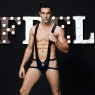 Чоловічий еротичний костюм Відвертий Фред One Size Black