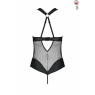 Сітчастий боді з халтером Passion Amanda Body XXL/XXXL, black