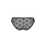 Трусики-сліпи з мереживною сіточкою Passion DINA THONG XXL/XXXL, black