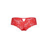 Трусики-бразиліана з квіткового мережива Passion RAJA THONG L/XL, red