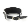 Ошейник из натуральной кожи со стразами и кольцом Art of Sex -  Collar Ring