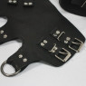 Поножі-манжети для підвісу за ноги Art of Sex – Leg Cuffs For Suspension, чорні, натуральна шкіра