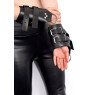 Манжети для підвісу за руки Art of Sex – Kinky Hand Cuffs For Suspension, чорні, натуральна шкіра