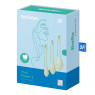 Набір йоні намистин Satisfyer Yoni Power 2 Light Green, диаметр 2-2,5-3см, вес 22-44-73гр