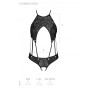 Розпродаж!!! Боді з екошкіри з ремінцями та перфорацією Tamaris Body black L/XL — Passion