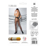Колготки з відкритим доступом, імітація ботфорт Passion TIOPEN 009 3/4 (20 den), black