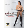 Колготки з відкритим доступом, подвійна щільність Passion TIOPEN 012 1/2 (20/40 den), black