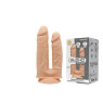 Фалоімітатор подвійний SilexD Double Gusto Flesh (Model 1 size 8 & 7), двошаровий, силікон + Silex