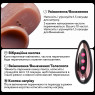 Вібратор телескопічний MAU з підігрівом, вгору-вниз +3 см, 10 режимів, 22 см