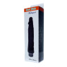 Вібратор Boss Series - Real Skin Black, (довжина 22 см, діаметр 4 см