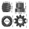 Набір з 4 ерекційних кілець STAY HARD Cock Ring Set Black