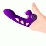 Кліторальний стимулятор на палець Pretty Love-Orlando Finger Violet
