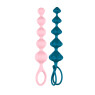 Набір анальних іграшок Satisfyer Love Beads Pink / Green, 2 шт