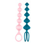 Набір анальних іграшок Satisfyer Love Beads Pink / Green, 2 шт