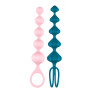 Набір анальних іграшок Satisfyer Love Beads Pink / Green, 2 шт