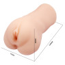 Мастурбатор з вібрацією CRAZY BULL-Realistic Pocket Pussy