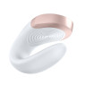 Вібромасажер для пар Satisfyer Double Love White