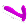 Вібробабочка з стимулятором клітора PRETTY LOVE-Remote Control Massager