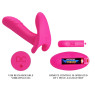 Вібробабочка з стимулятором клітора PRETTY LOVE-Remote Control Massager