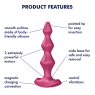 Анальний вібростимулятор Satisfyer Lolli Plug 1 Berry